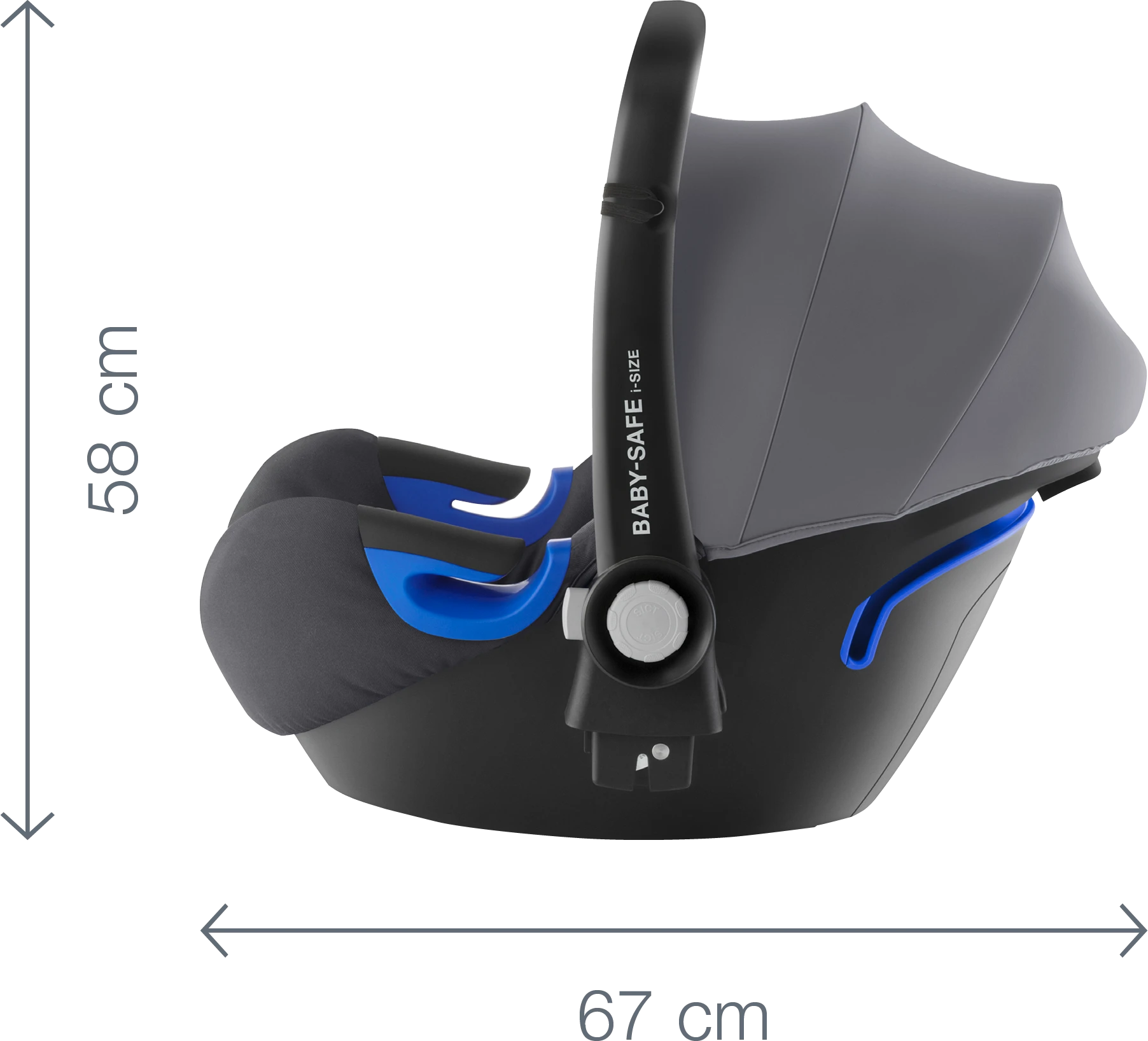 Britax Römer Babyschale "Baby-Safe 2 I-Size", Cosmos Black – Bild 4