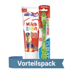 2er-Set Aus Odol-med3 Milchzahn Zahnpasta Und Dr.BEST Milchzahn Zahnbürste