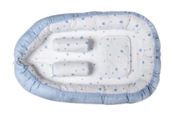 Babynest Herzchen, Hellblau