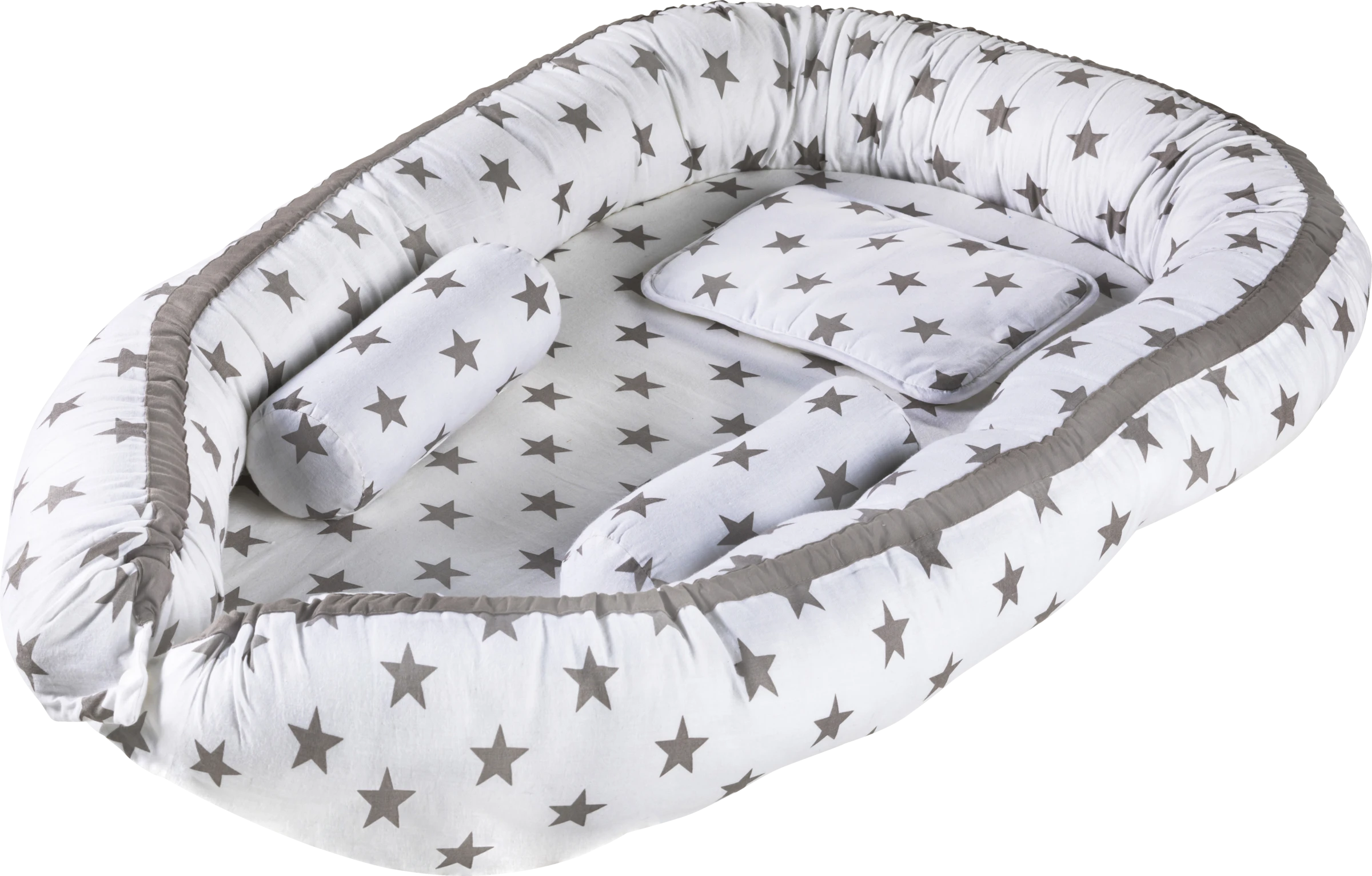 Babynest Big Star, Grey – Bild 2