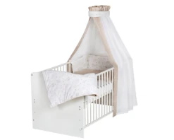 4-teilig Bett-Set Origami Beige