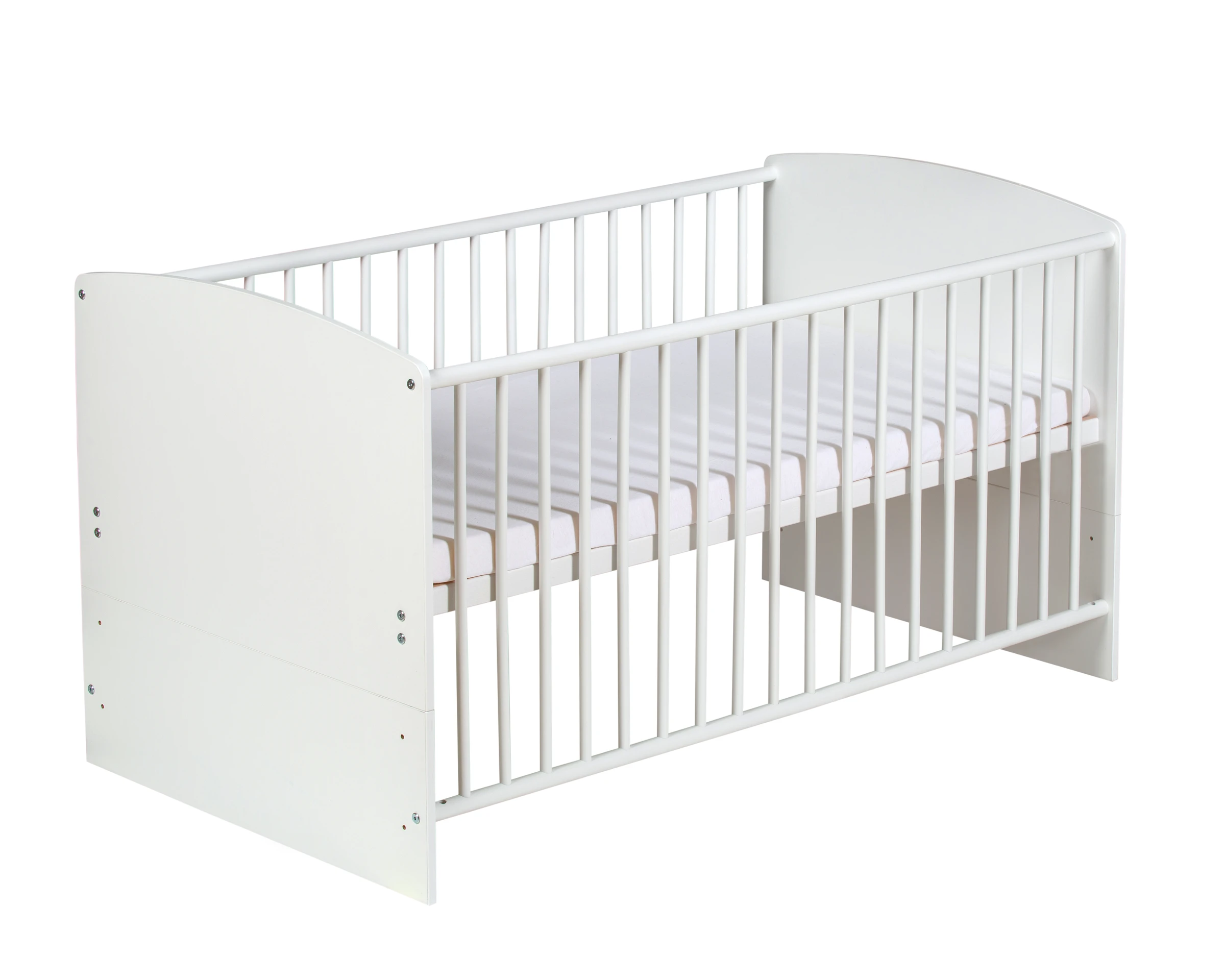 Kombi-Kinderbett Classic, Weiß-Black – Bild 3